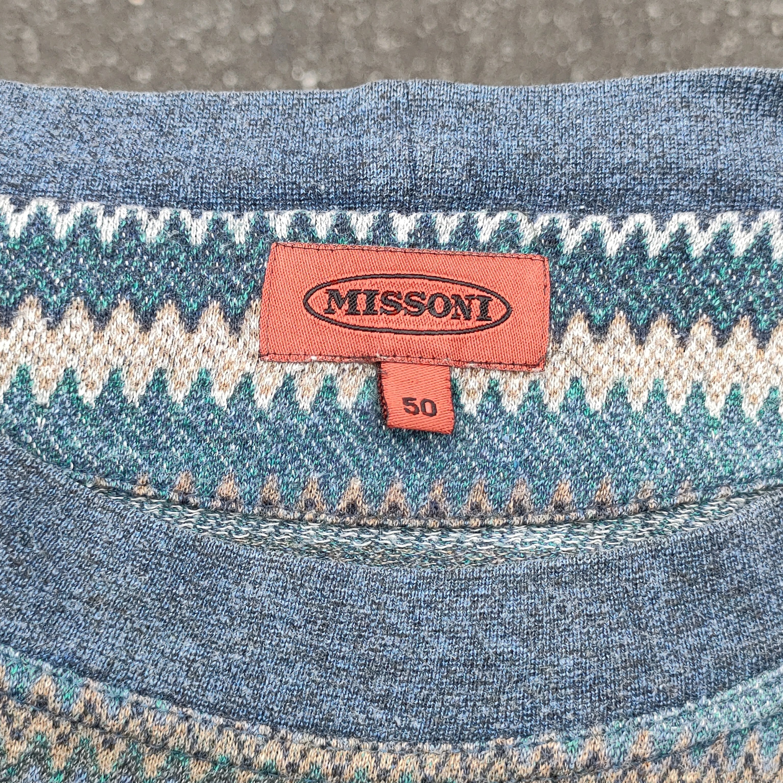 ○【極上/00s/イタリア製】ミッソーニMISSONI/y2k/ヨーロッパ古着