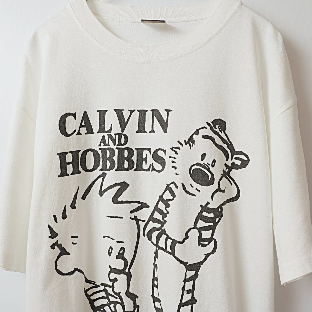 90S USA製 カルビン＆ホッブス 1990 オールド Tシャツ