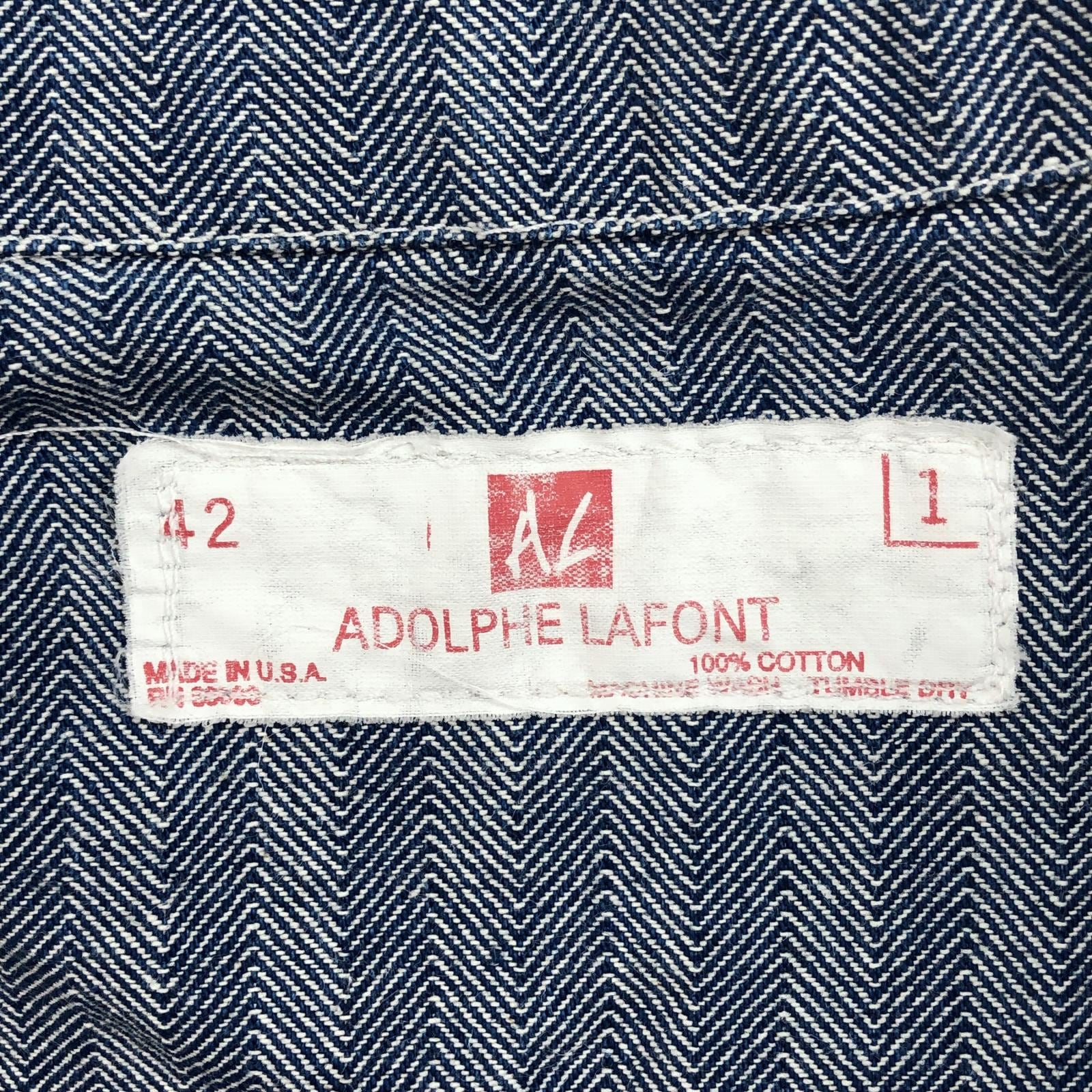 ADOLPHE LAFONT アドルフラフォン USA製 HBT ヘリンボーンツイル