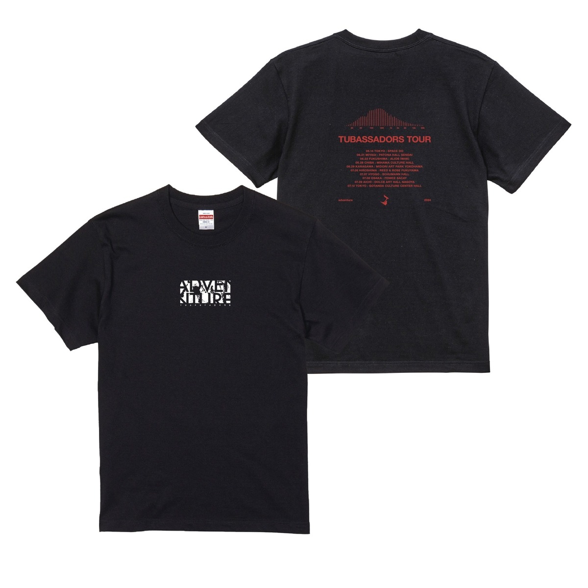 24 ADVENTURE ツアーTシャツ | Tubassadorsオンラインショップ