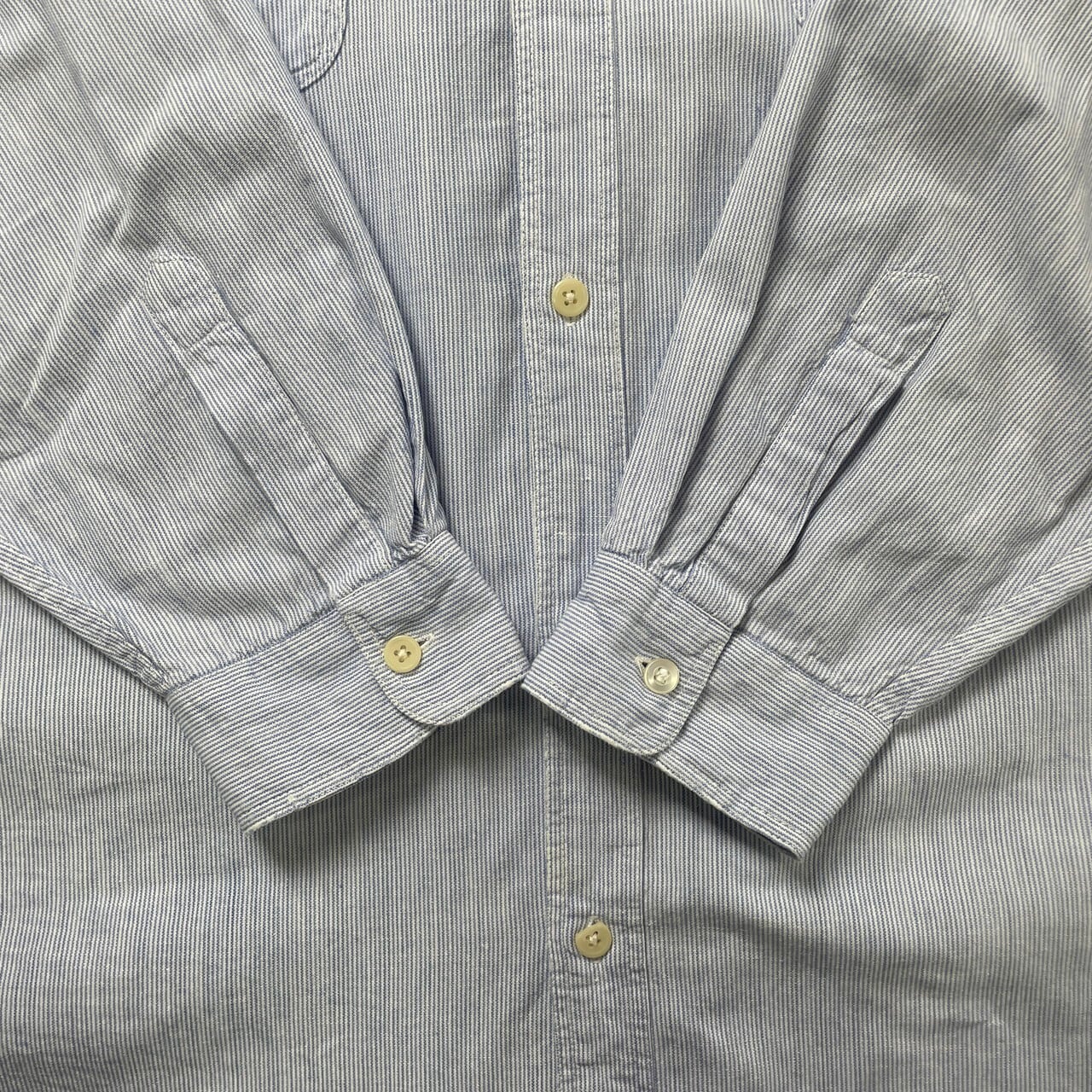 90年代 Patagonia パタゴニア コットンストライプシャツ メンズL 古着 