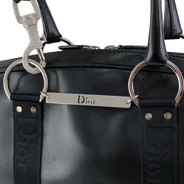 Christian Dior クリスチャン ディオール ストリートシック ハンドバッグ ブラック ロゴ レザー ミニボストン vintage ヴィンテージ オールド yt7ssi