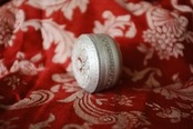 1900s フランス  ルージュの花芯とアネモネとアルミパウダーケース アンティーク
