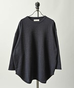 many men many mind Yarn-dyed waffle CN 7/8 sleeve tee (NAV) M2614030
