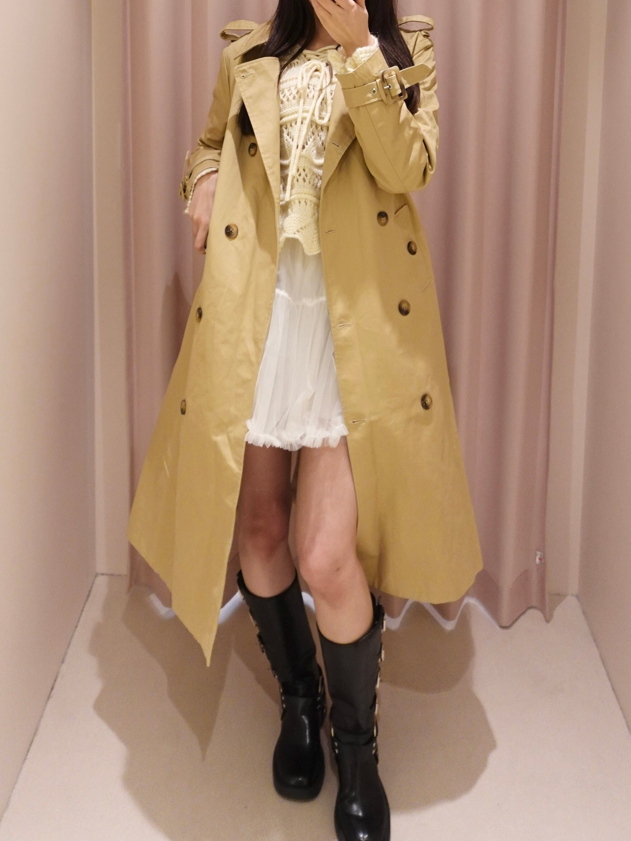 再入荷】off shoulder side ribbon knit | POMME d'amour 再入荷】off shoulder side ribbon knit | POMME d'amour