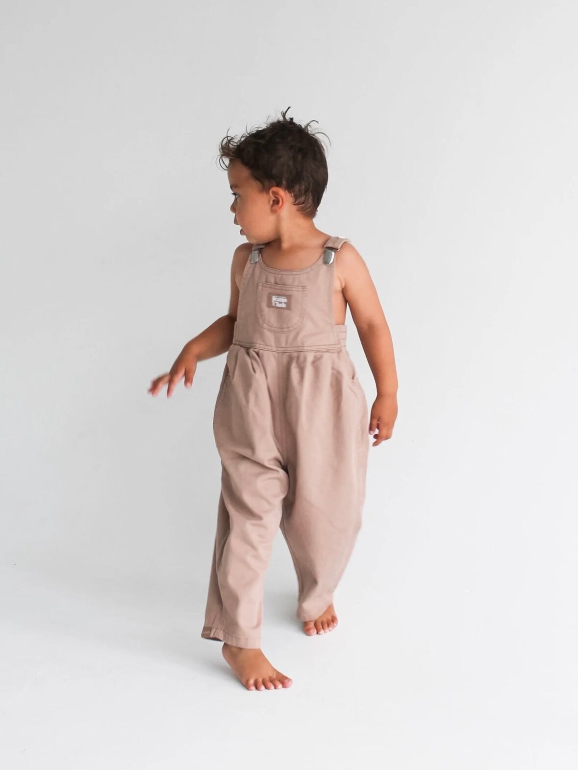 【即納/送料無料】twin collective / Bowie Bubble Overall -Latte-
