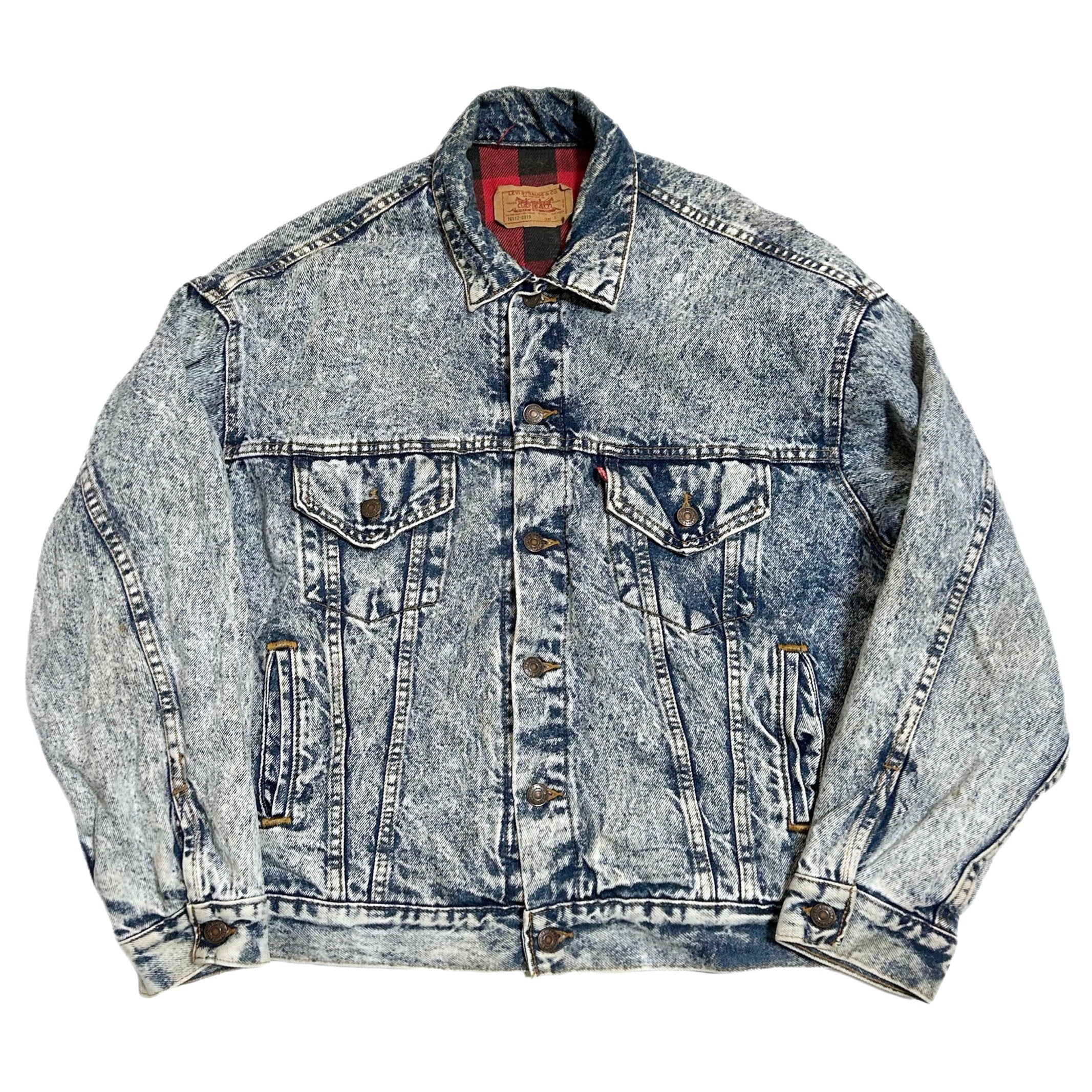 80s Levis リーバイス 70417−0819 アシッドウォッシュ デニム