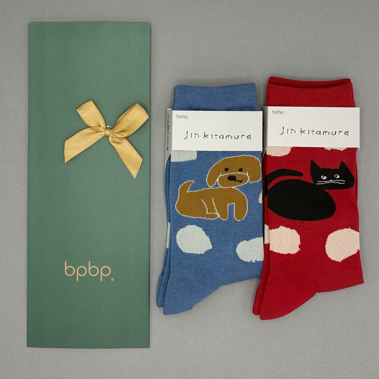 【SOCKS 2 PAIR GIFT SET】JIN KITAMURA ソックス2足ギフトセット