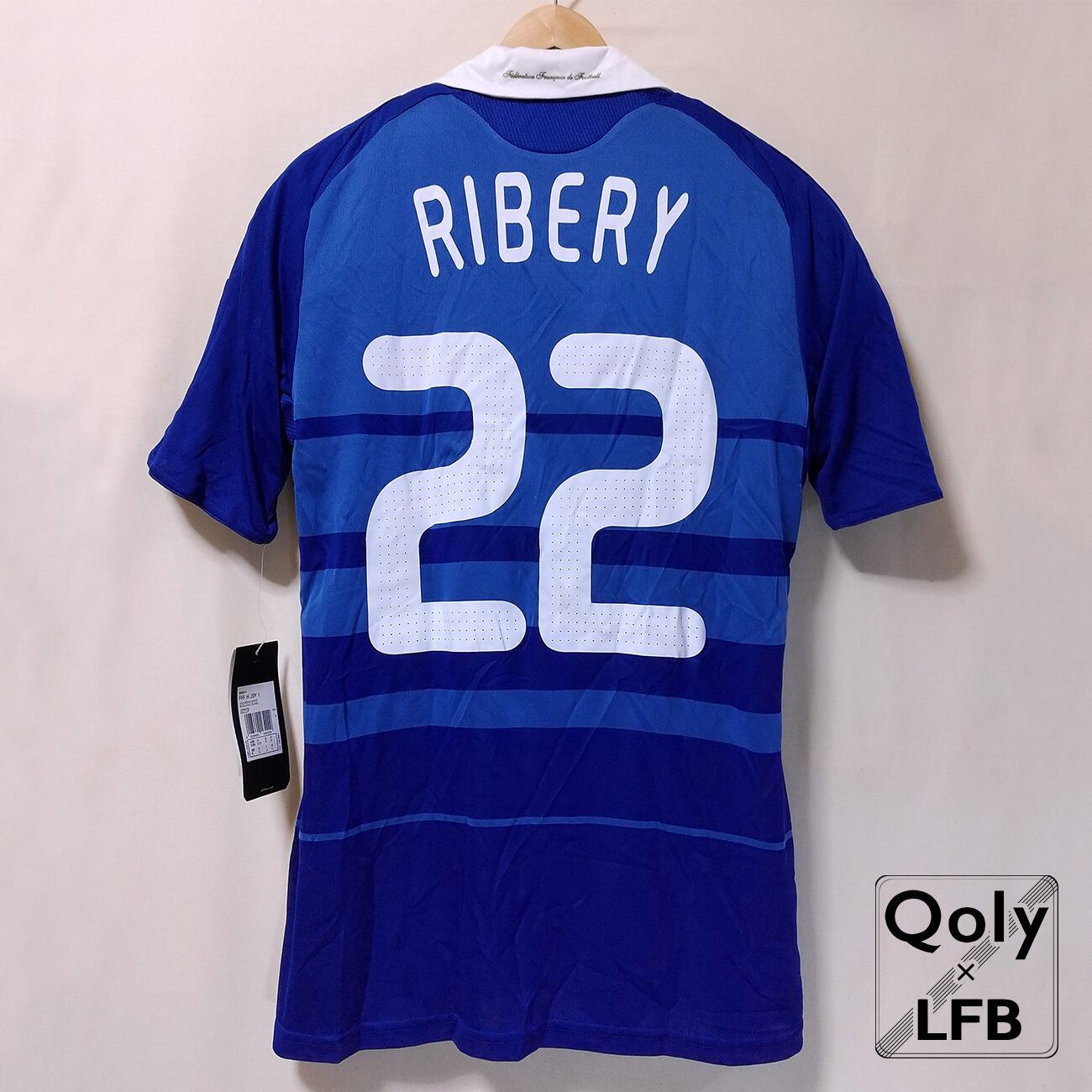 フランス代表 2009 adidas ホーム半袖 ユニフォーム #22 RIBERY