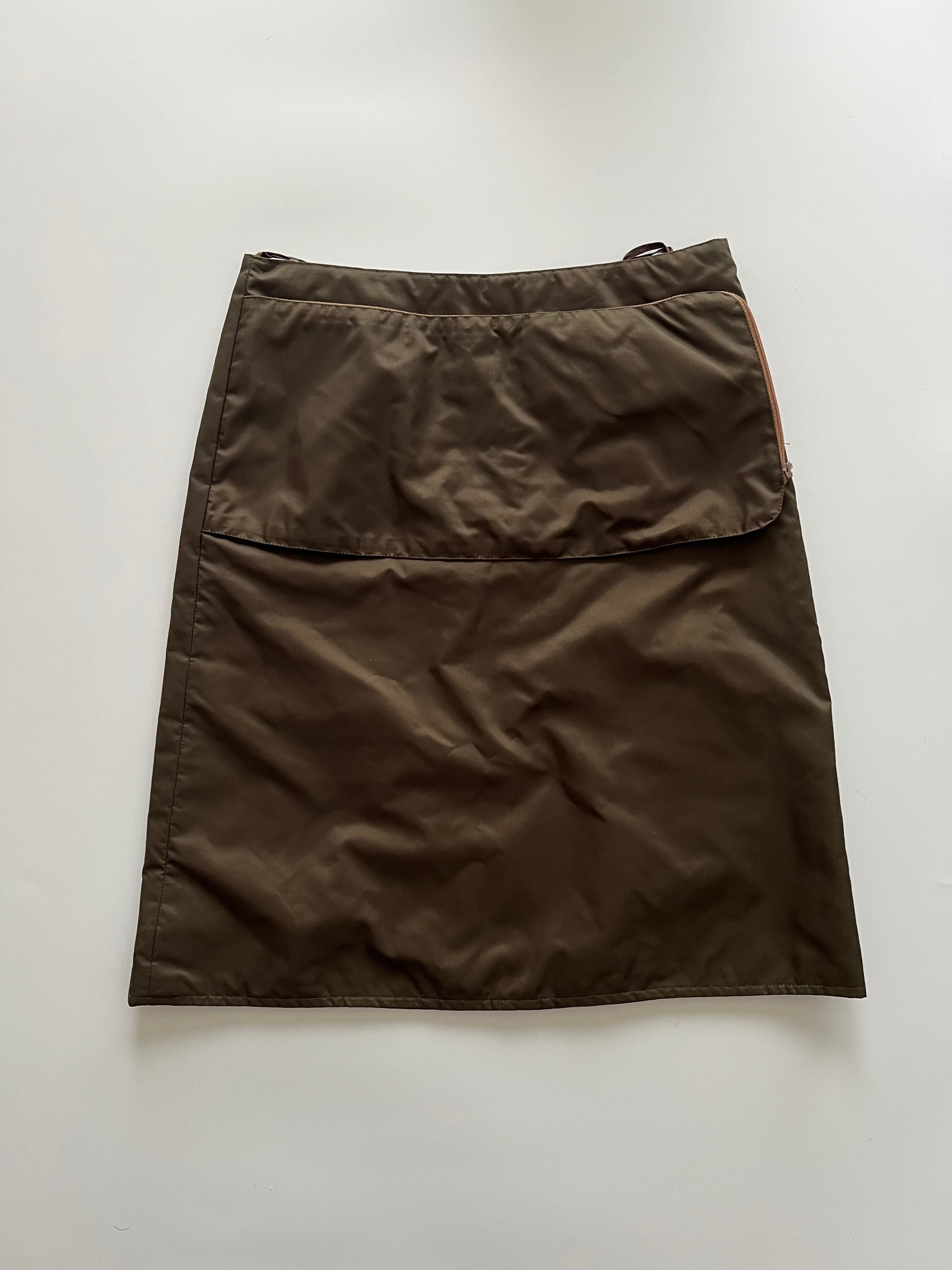 FW1999 MIU MIU WOMEN POCKET SKIRT | triptraproll 