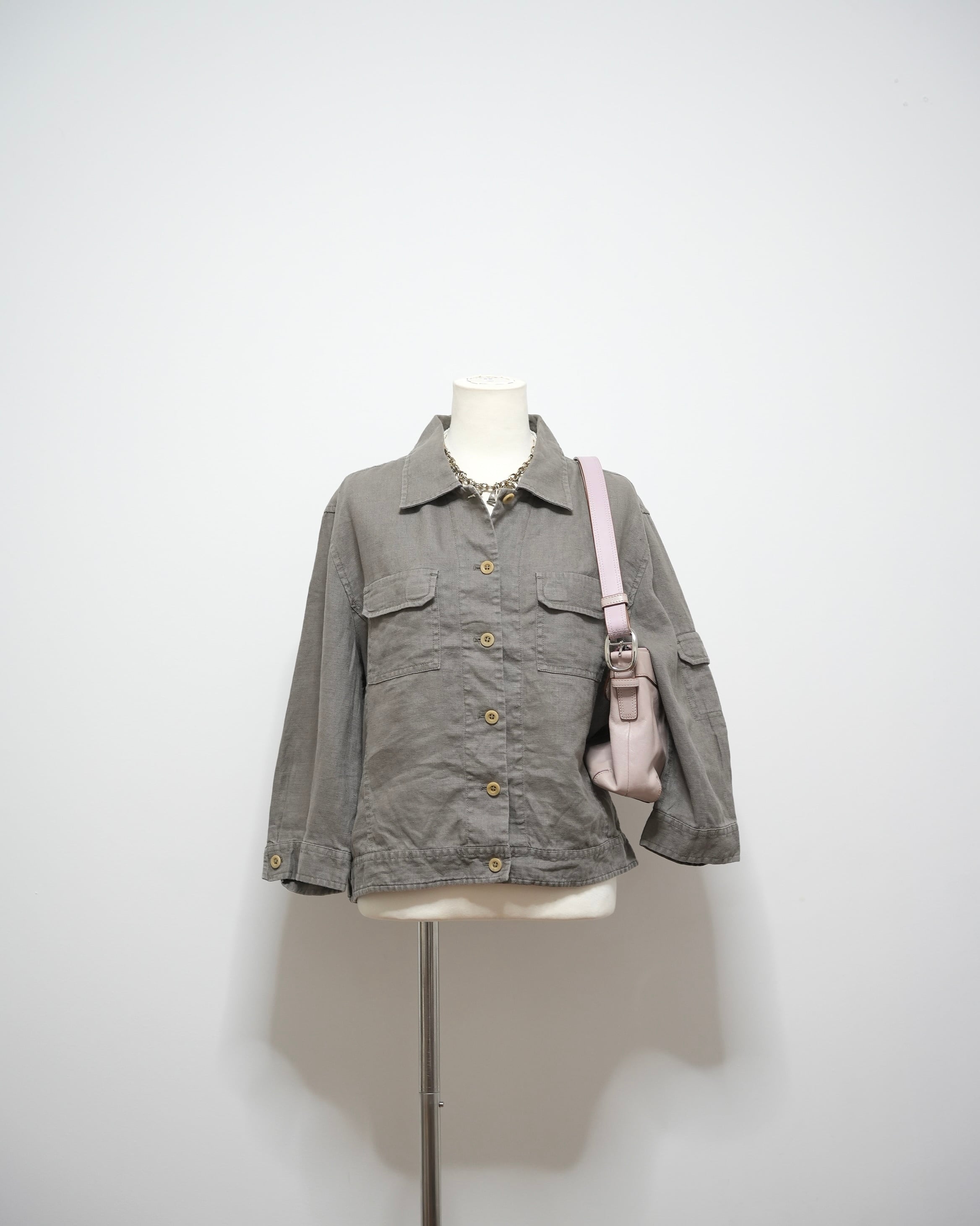 90s esprit linen jacket