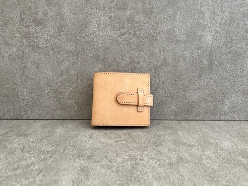 Bifold wallet natural 二つ折り財布 ナチュラル <A>