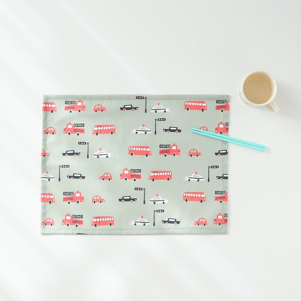 小学校対応|くるまのランチョンマット