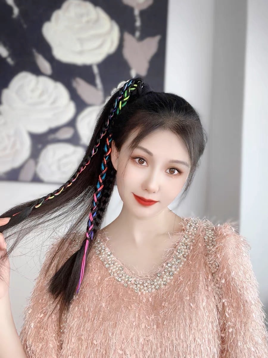 ヘアゴム付きワンタッチ編み込みエクステ【190】 | YUYUMO