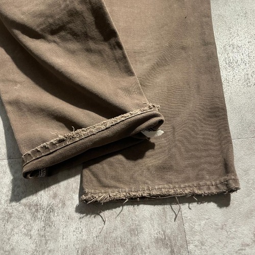 ダークブラウン ダブルニー Carhartt B136 DKB 36×32 詳細写真17
