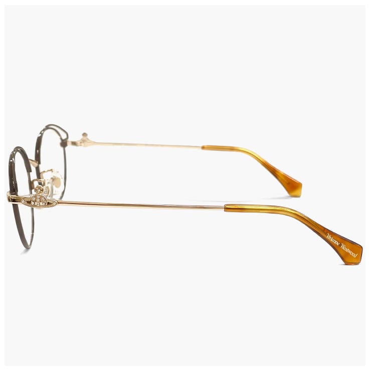 【新品】 ヴィヴィアンウエストウッド メガネ 40-0033 c02 Vivienne Westwood レディース 眼鏡 40-0033-2 軽量 細い オーバル 型 ブロー メタル フレーム オーブ βチタン ダミーレンズ発送 ヴィヴィアンウエストウッド メガネ 40-0033 c02 Vivienne Westwood