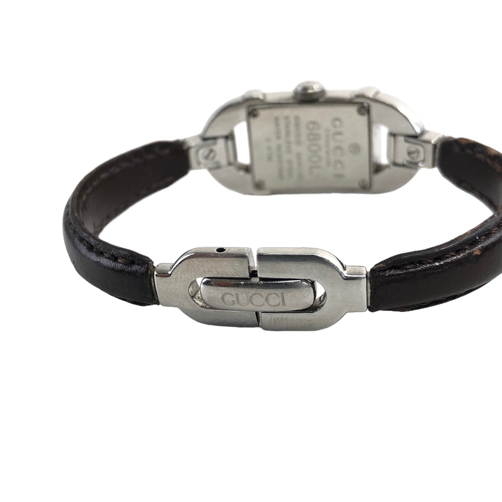 グッチ ヴィンテージ 6800L ホースビット バングルウォッチ 腕時計 GUCCI - グッチ ヴィンテージ 6800L ホースビット バングルウォッチ