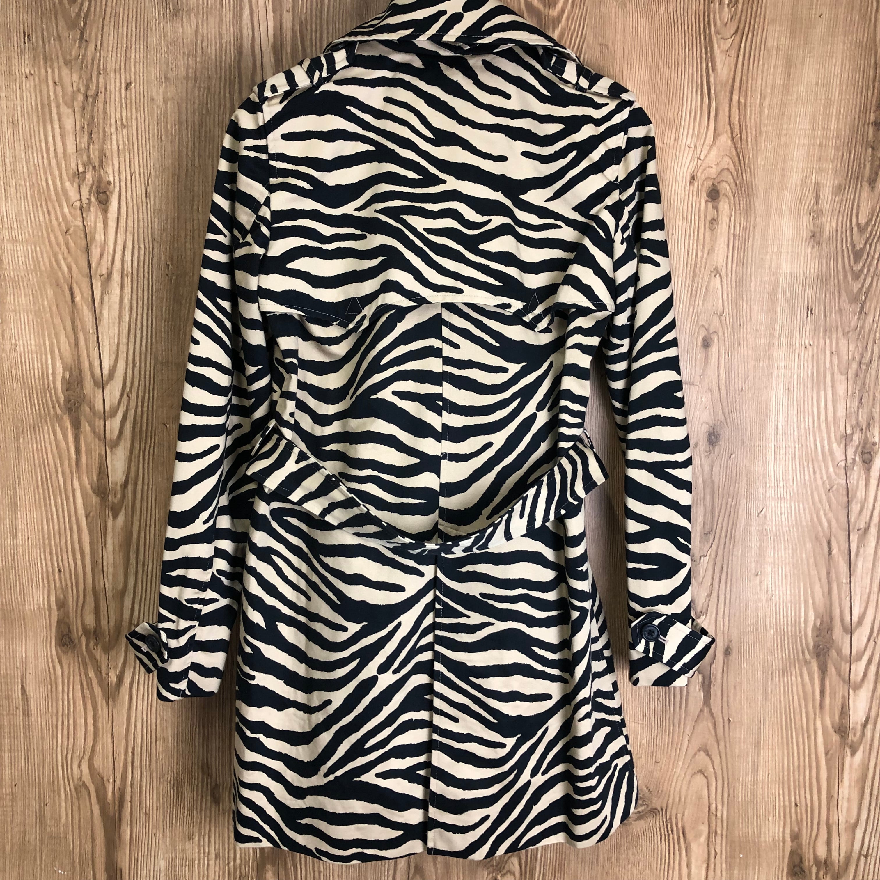 90s VINTAGE LAUREN RALPH LAUREN ゼブラ柄 トレンチコート 90s VINTAGE LAUREN RALPH LAUREN ゼブラ柄 トレンチコート