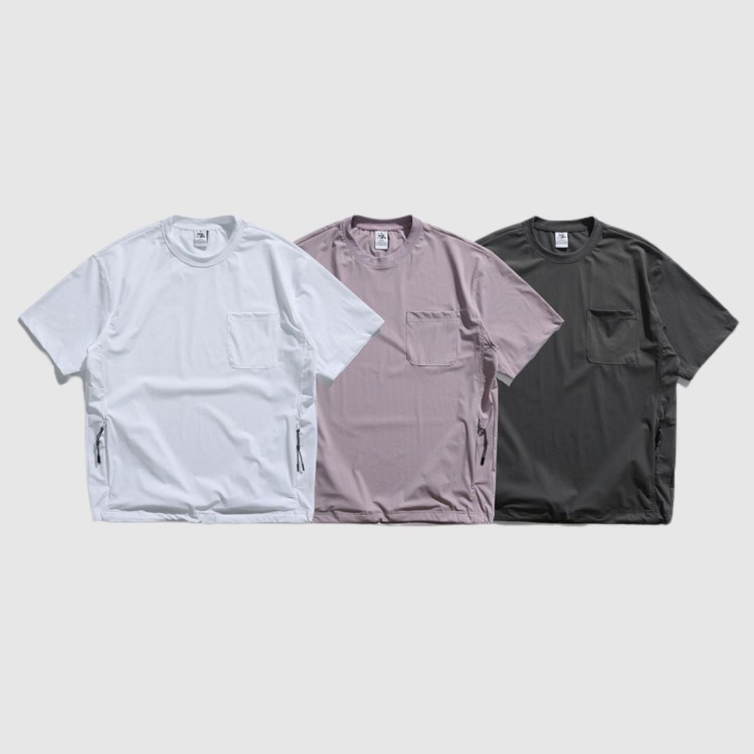 サイドポケット付きドライTシャツ H2809
