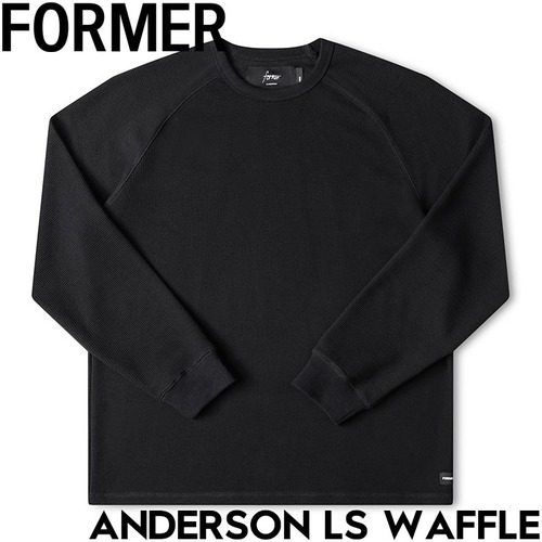 ロングスリーブTEE ワッフル サーマル FORMER フォーマー ANDERSON LS WAFFLE FKN-24402 日本代理店正規品L