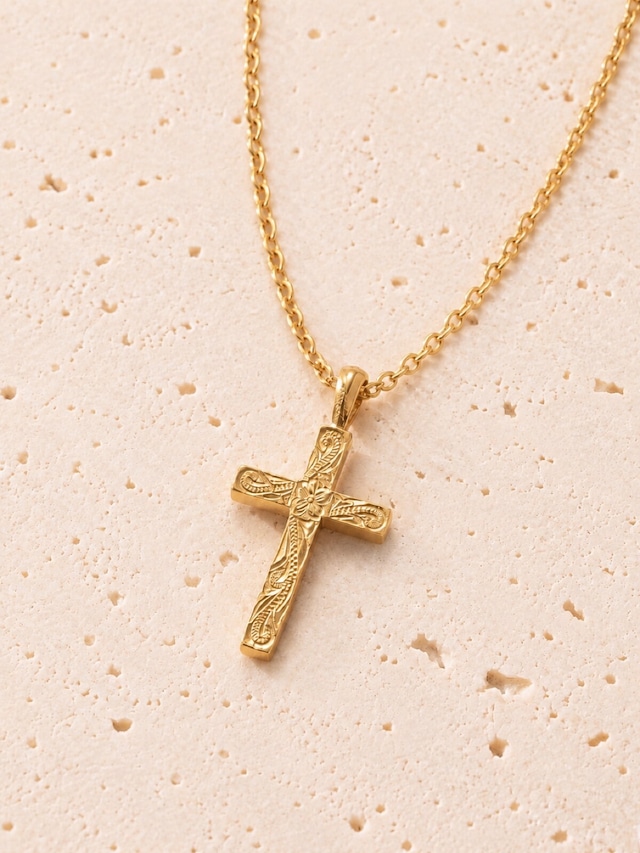 316L hawaiian 2way cross necklace #n07
