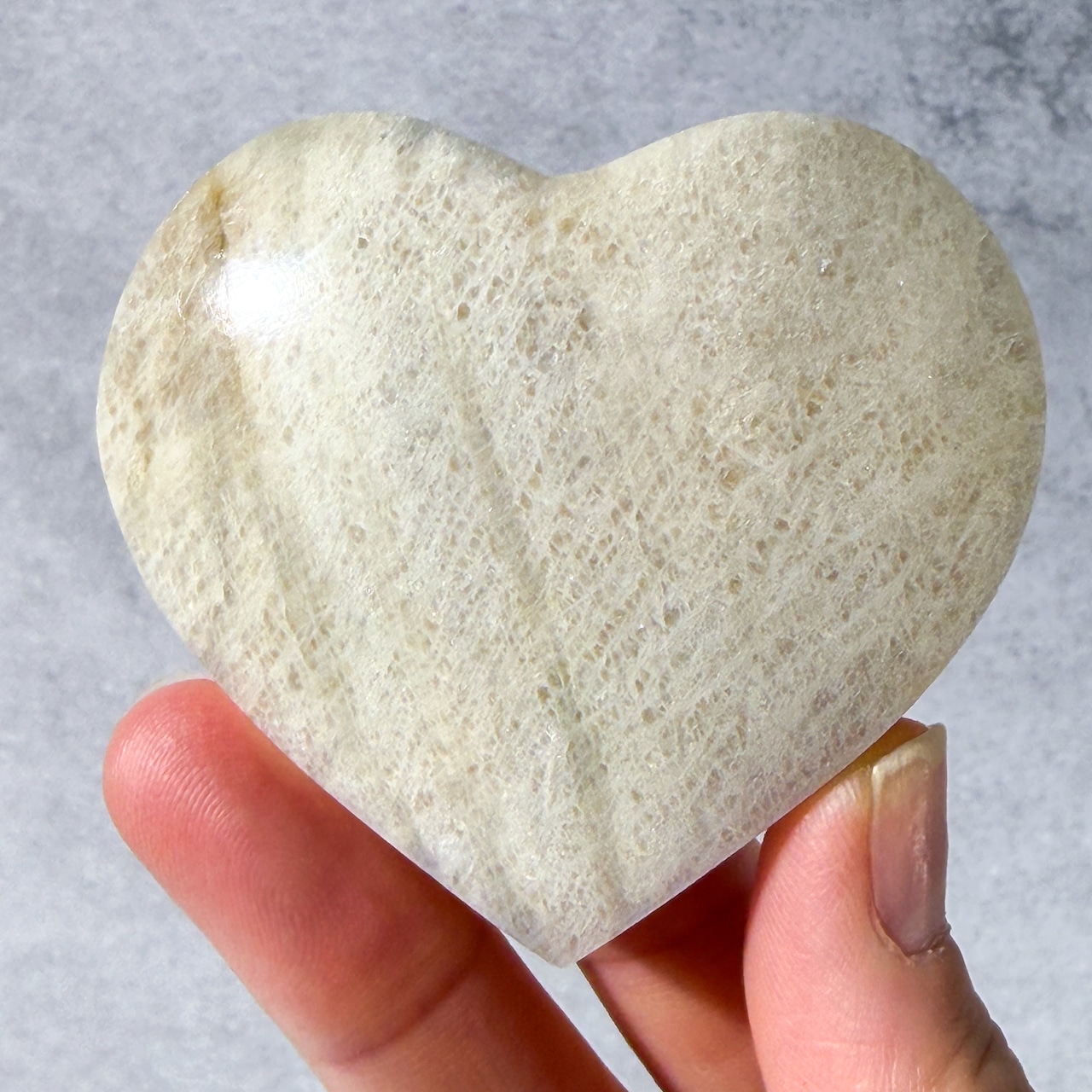 ムーンストーン01 ハート * Moonstone * 天然石