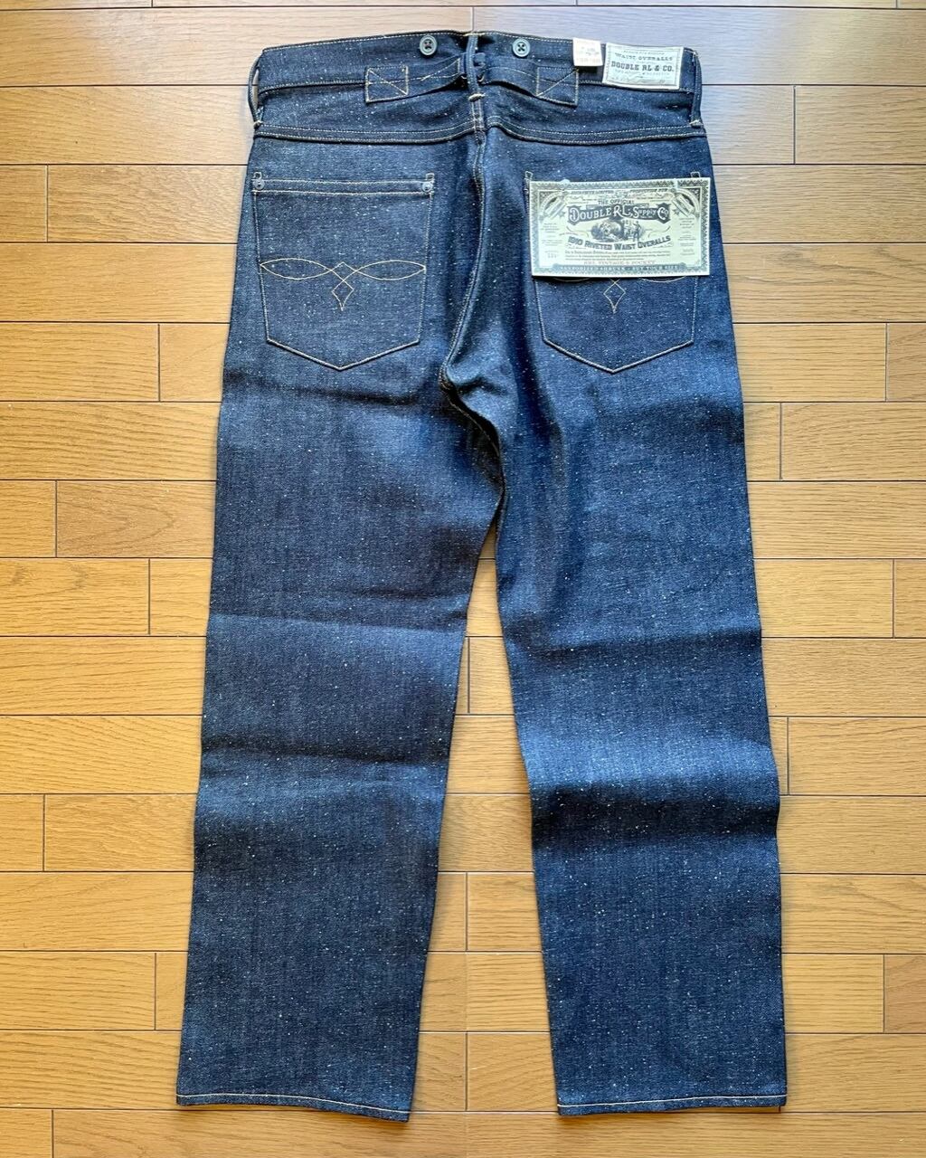 新品 RRL 米国製 限定 シンチバックビンテージ5ポケットデニム 新品 RRL 米国製 限定 シンチバックビンテージ5ポケットデニム