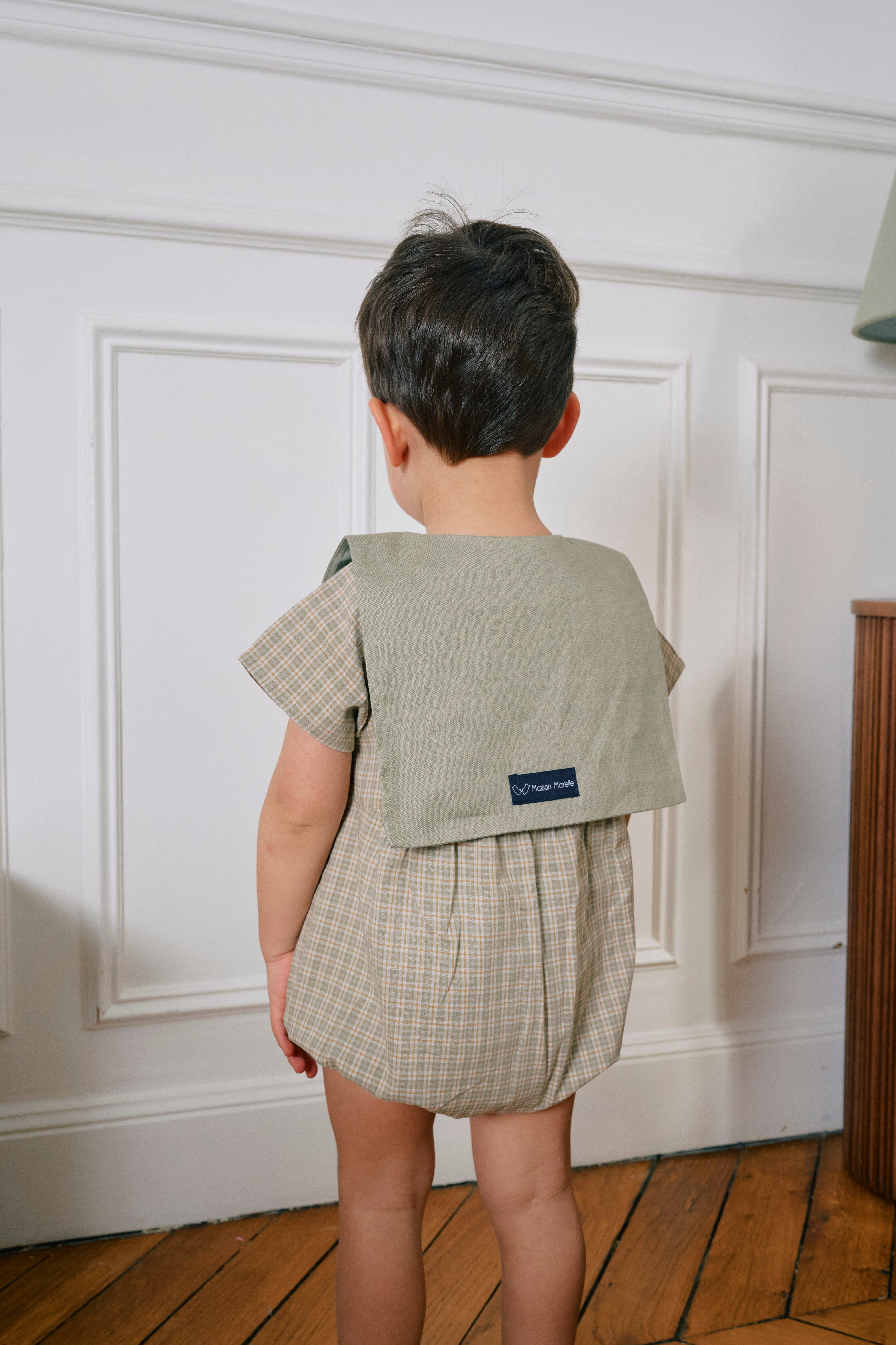 maisonmarelle RomperCAMBON brownロンパース24M Maison Marelle