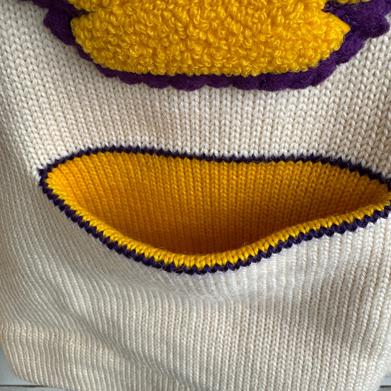 60s バーシティウールニット 画像4