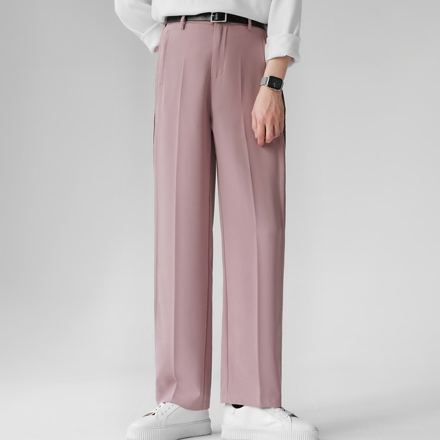Drape suit color pants   b-696