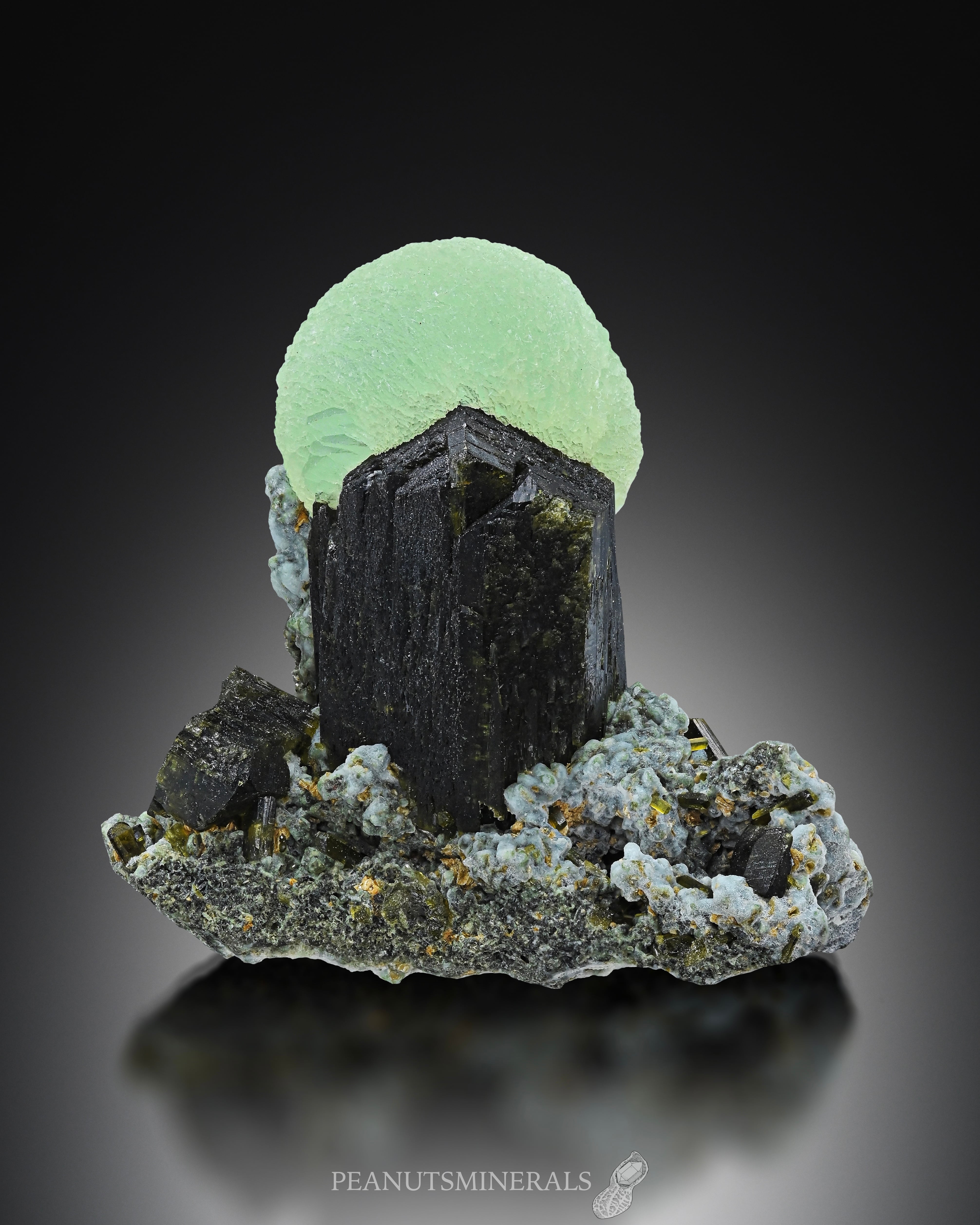 プレナイト / エピドート【Prehnite with Epidote】マリ共和国産