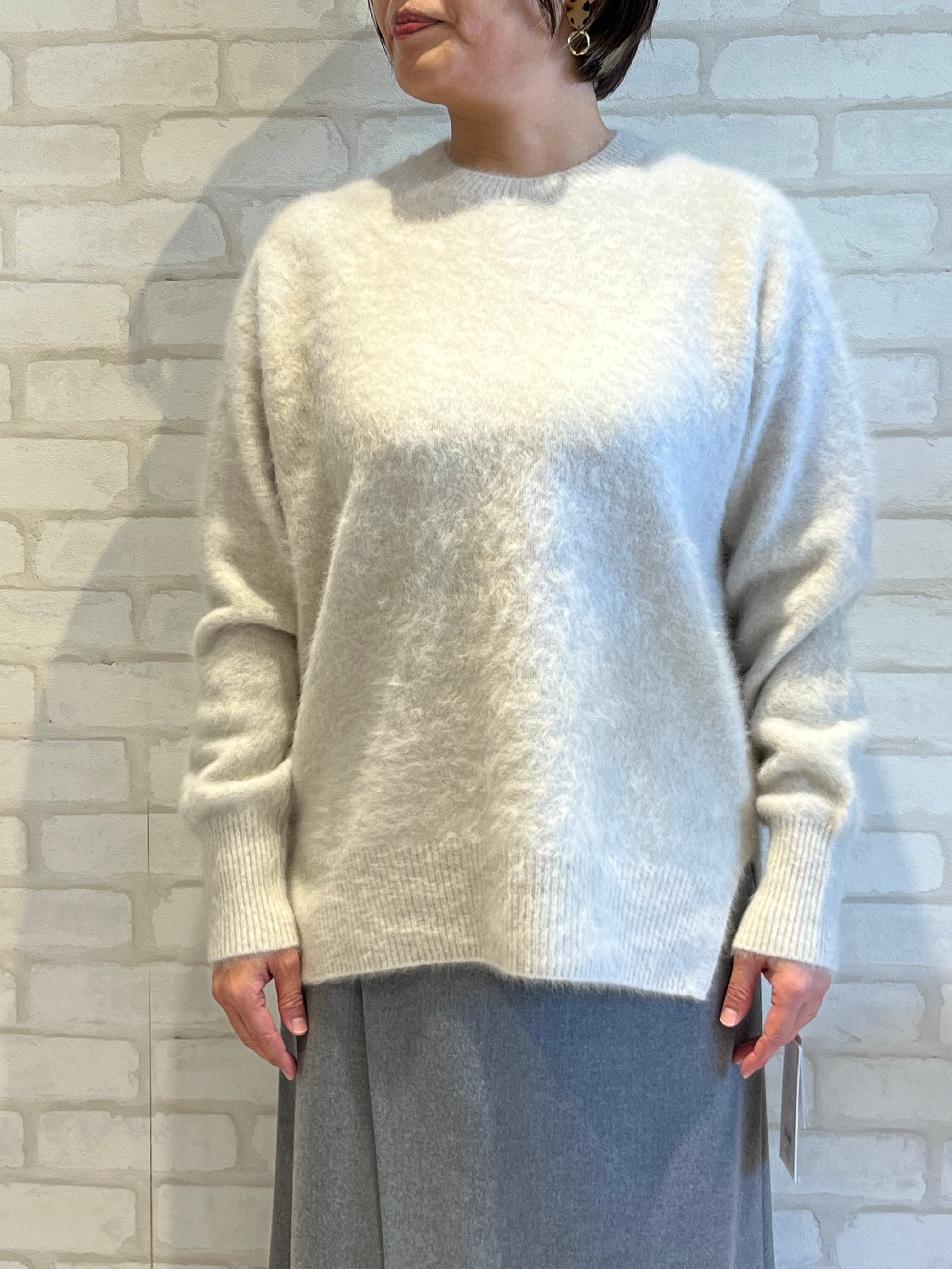 PASSIONE/546901/フォックスカシミヤニット(ライトベージュ)