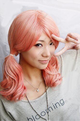 W2066 ファイナルファンタジーXIII FF13 ヲルバ=ダイア・ヴァニラ (Oerba Dia Vanille) 風 コスチューム コスプレウイッグ+ウイッグネット