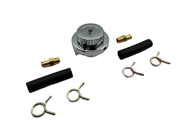 CR9412-MK フューエルレギュレーター（8mm ホース対応)、調整式 1-5 psi