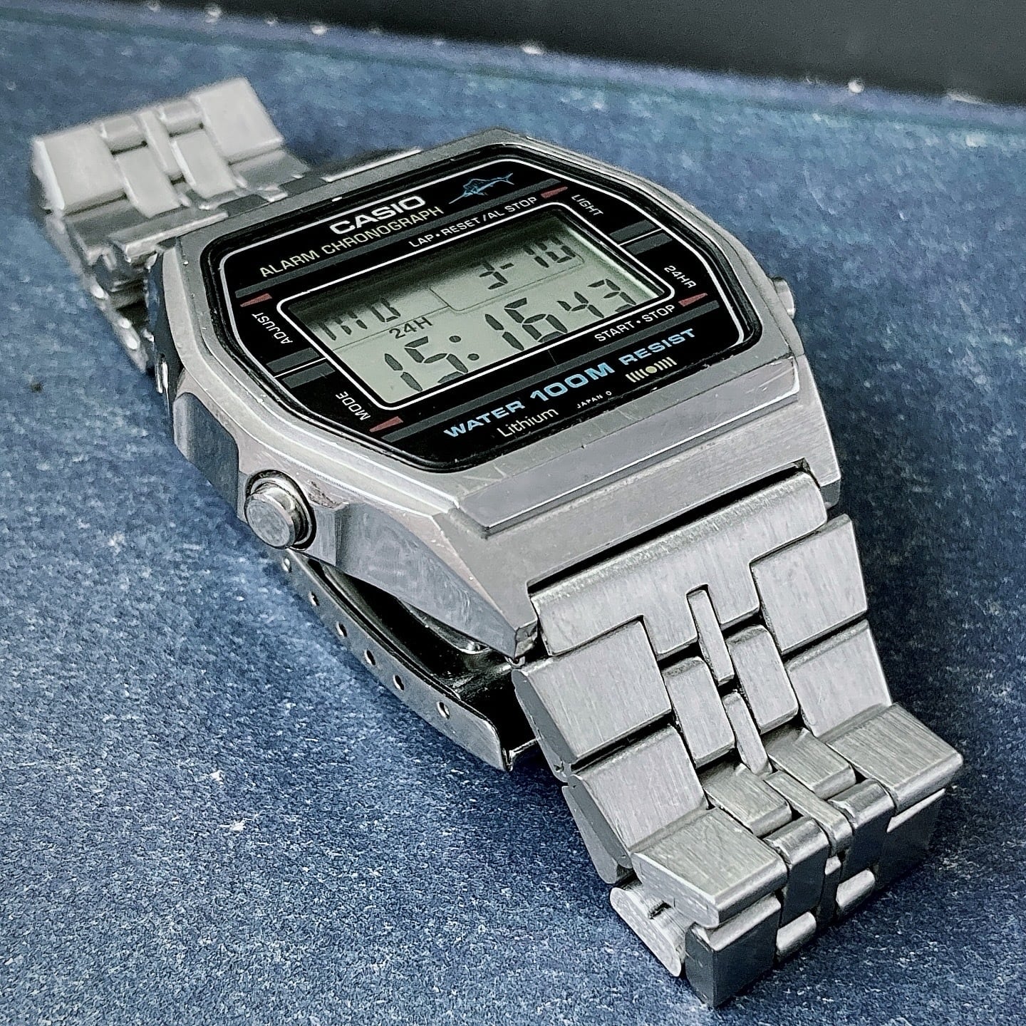 CASIO W-550 ?0s ”CASIO Marlin”Gray ビンテージ CASIO W-550 ?0s ”CASIO Marlin”Gray ビンテージ - メルカリ