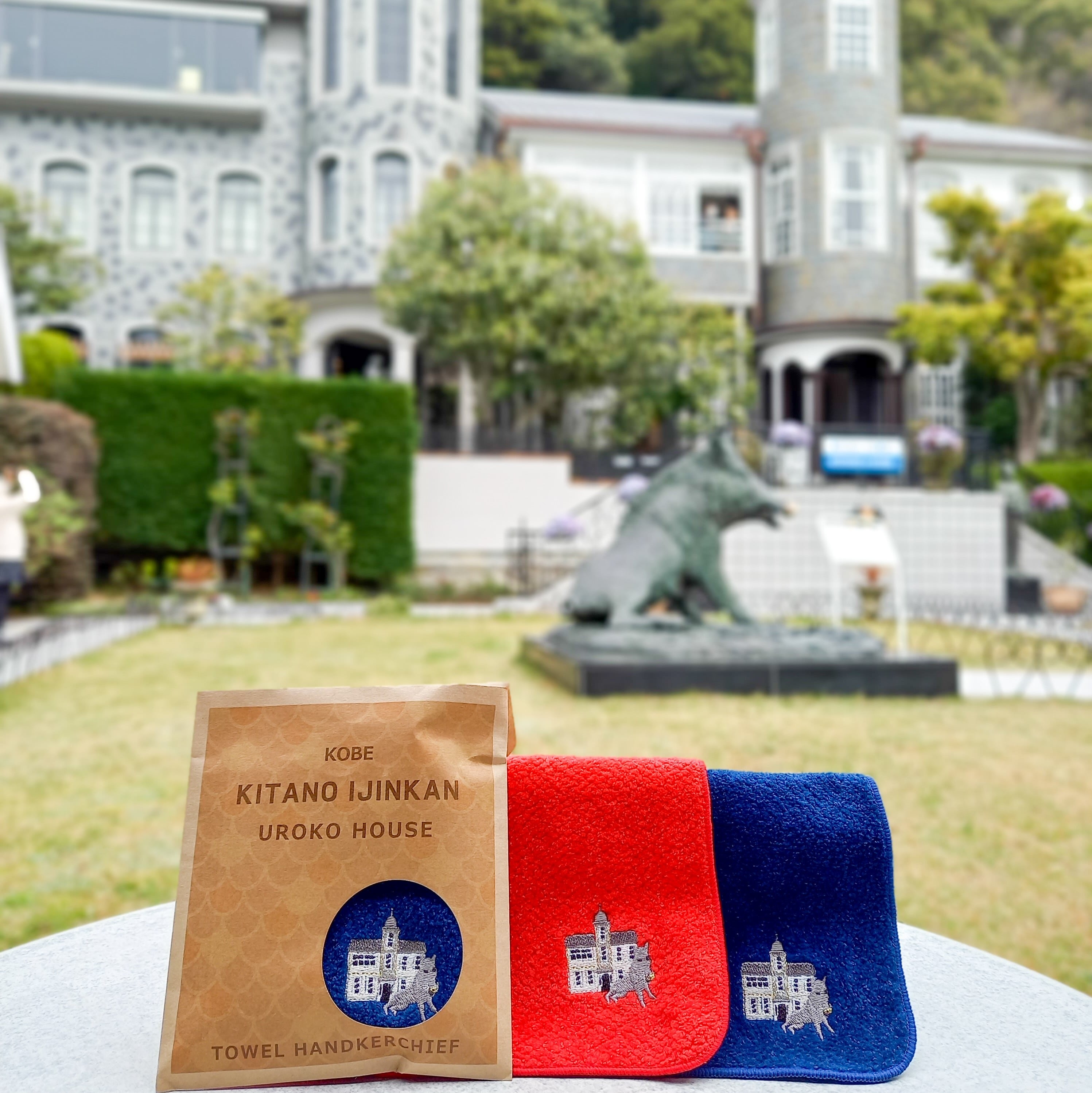ハンドタオル（うろこの家＆ポルチェリーノ） | KOBE GIFT