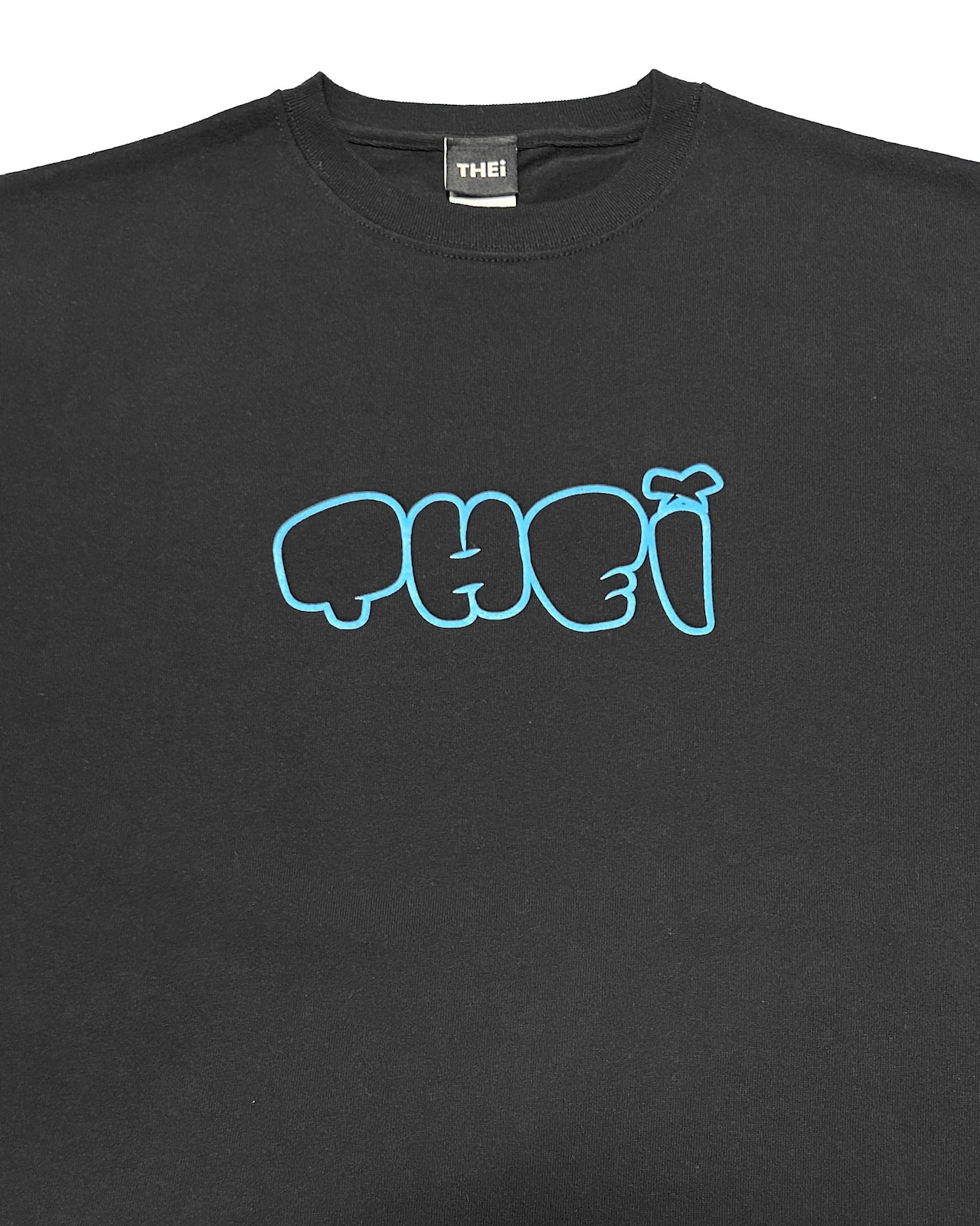 BUBBLE MAGNUM WEIGHT BIG SILHOUETTE T-SHIRT - BLACK