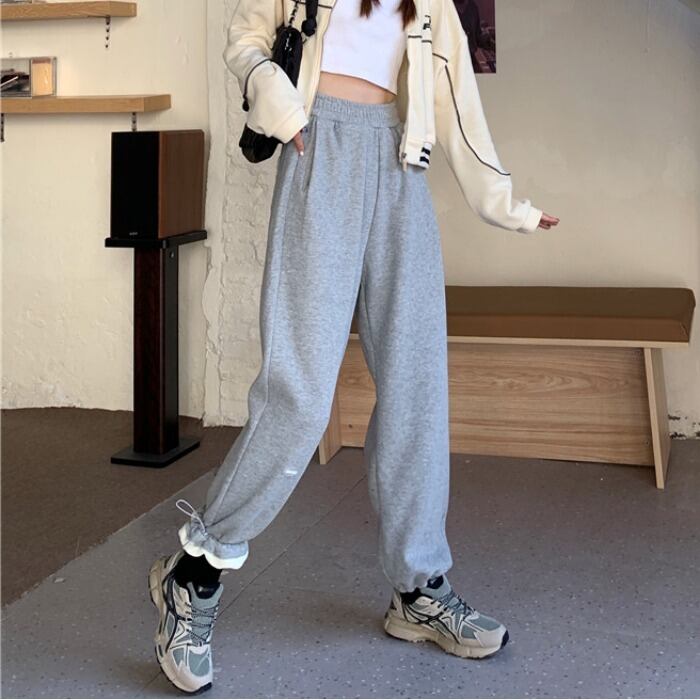 パンツ ギャザーベルベットルーズ ウィンター 冬物 1号婦人87718233425