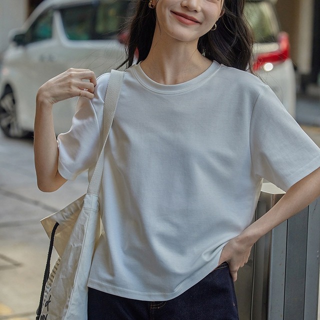 box silhouette cutsew　k-0037