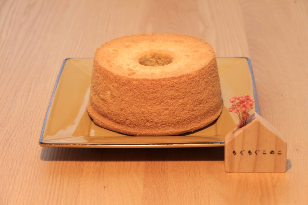 しっとり米粉シフォンケーキ バニラ | もぐもぐこめこ