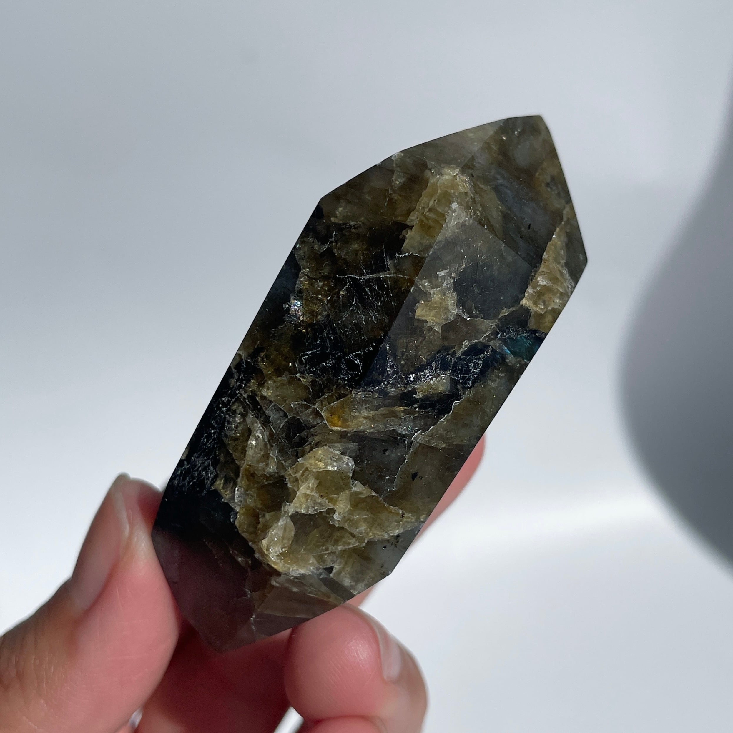 ラブラドライト ダブルターミネイテッド04◇ Labradorite ◇天然石
