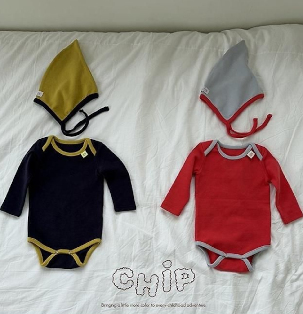 【取寄】CHIP チョコミバイカラースーツ|秋服|韓国子供服|26/AT