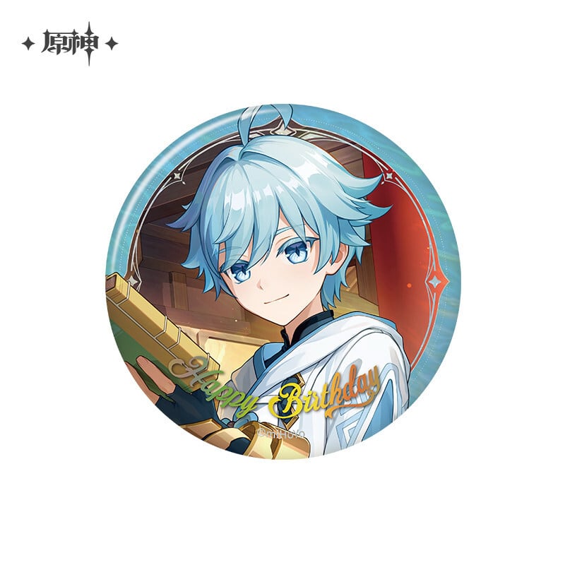 原神 命定の日 2025生誕祭 缶バッジ 重雲 レザー アルベド クロリンデ