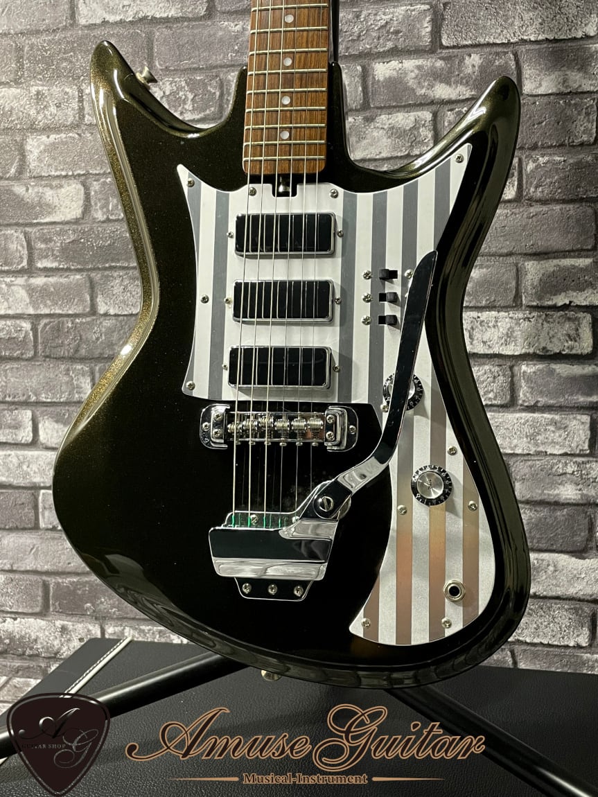 Teisco K-56 Reissue # Metallic Black 1999年製【KAWAI MADE】Near-Mint Condition  3.32kg | AMUSE GUITAR（アミューズギター）公式｜楽器の高価買取ショップ｜埼玉県川口市 powered by BASE