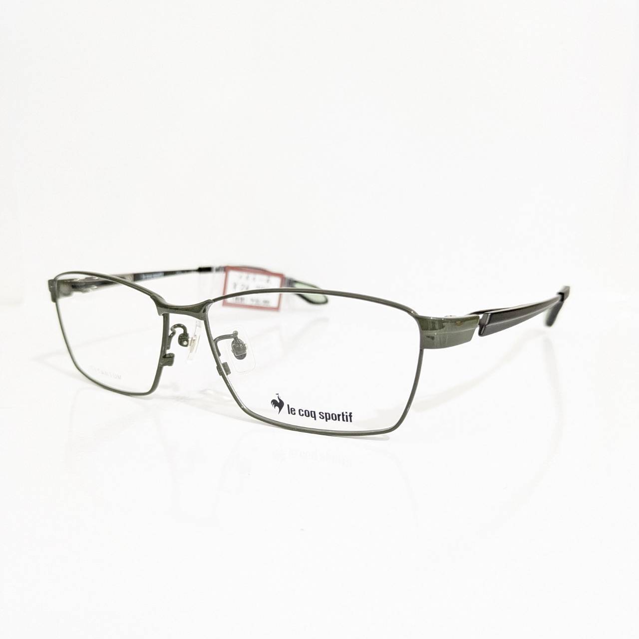 【le coq sportif】スクエアメタルフレーム グリーン
