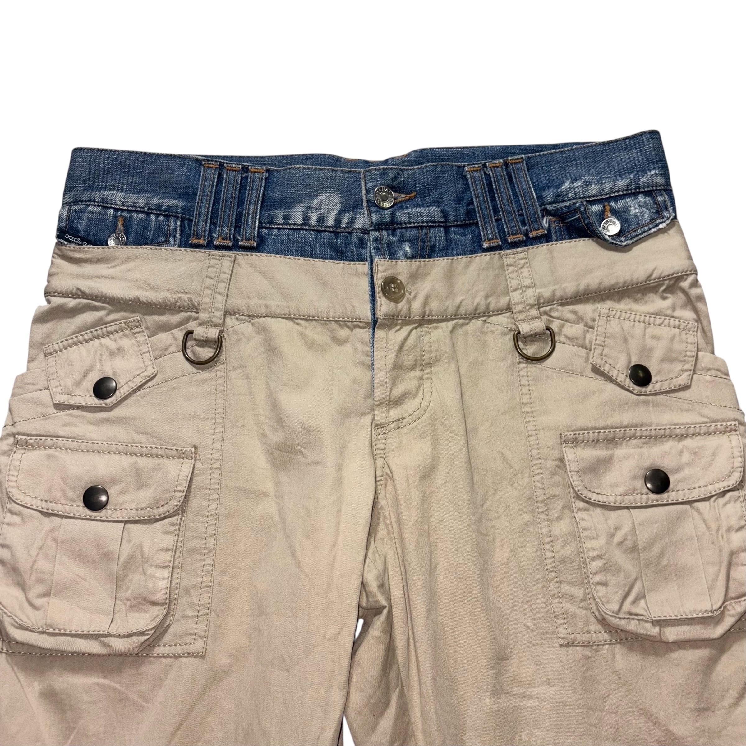 DOLCE&GABBANA denim docking cargo shorts | NOIR ONLINE