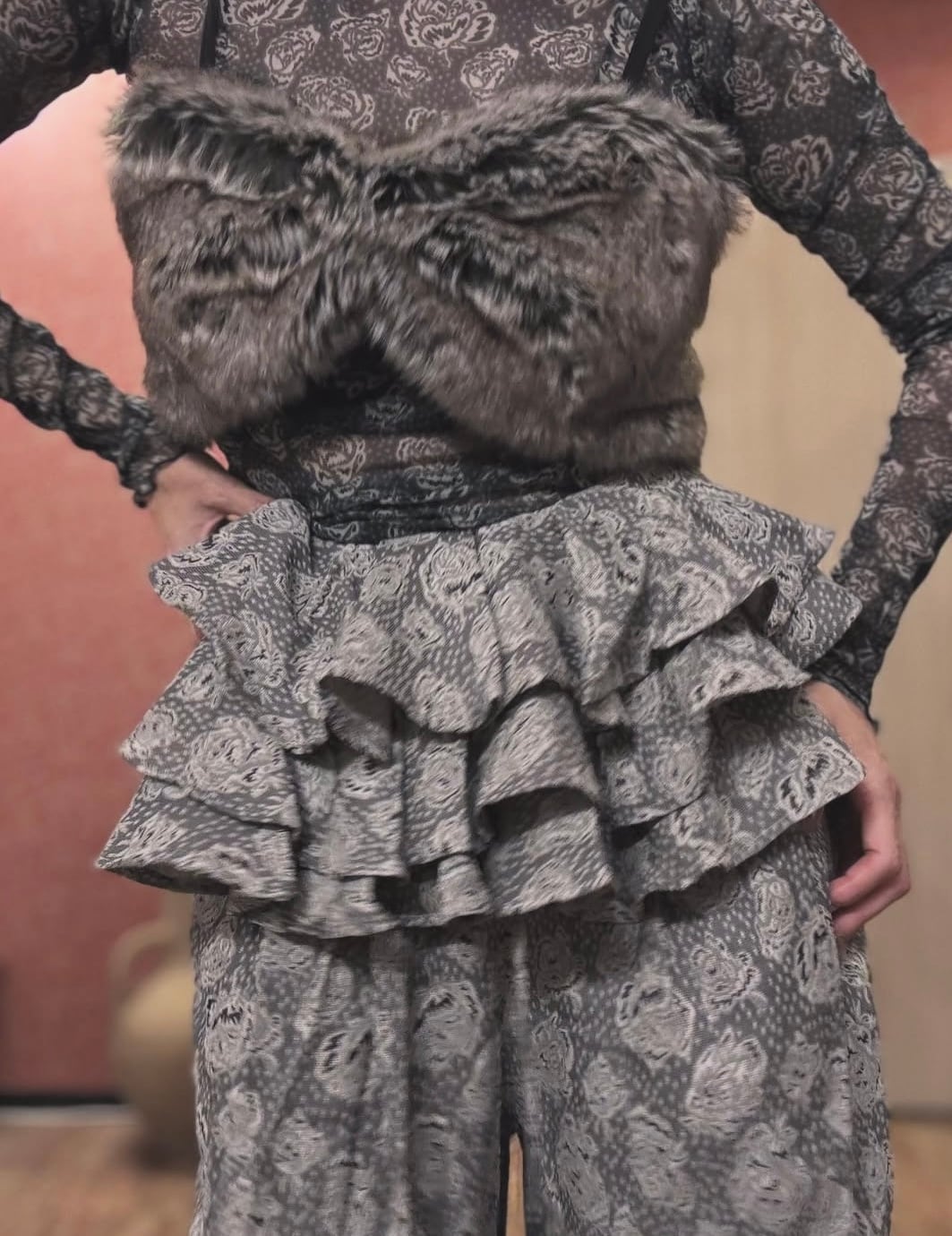 FUMIETANAKA animal fur bustier | AAR