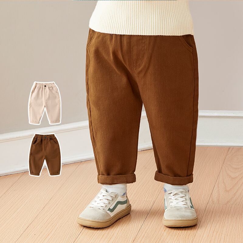 ベビーカジュアルパンツ春秋男の子新ズボン0〜3ヶ月ベビーエインスタイルパンツ秋の服子供パンツレディースファッション Duduベイビー56545276602