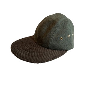 Manager In Training | Wool & Corduroy cap | Moss Green