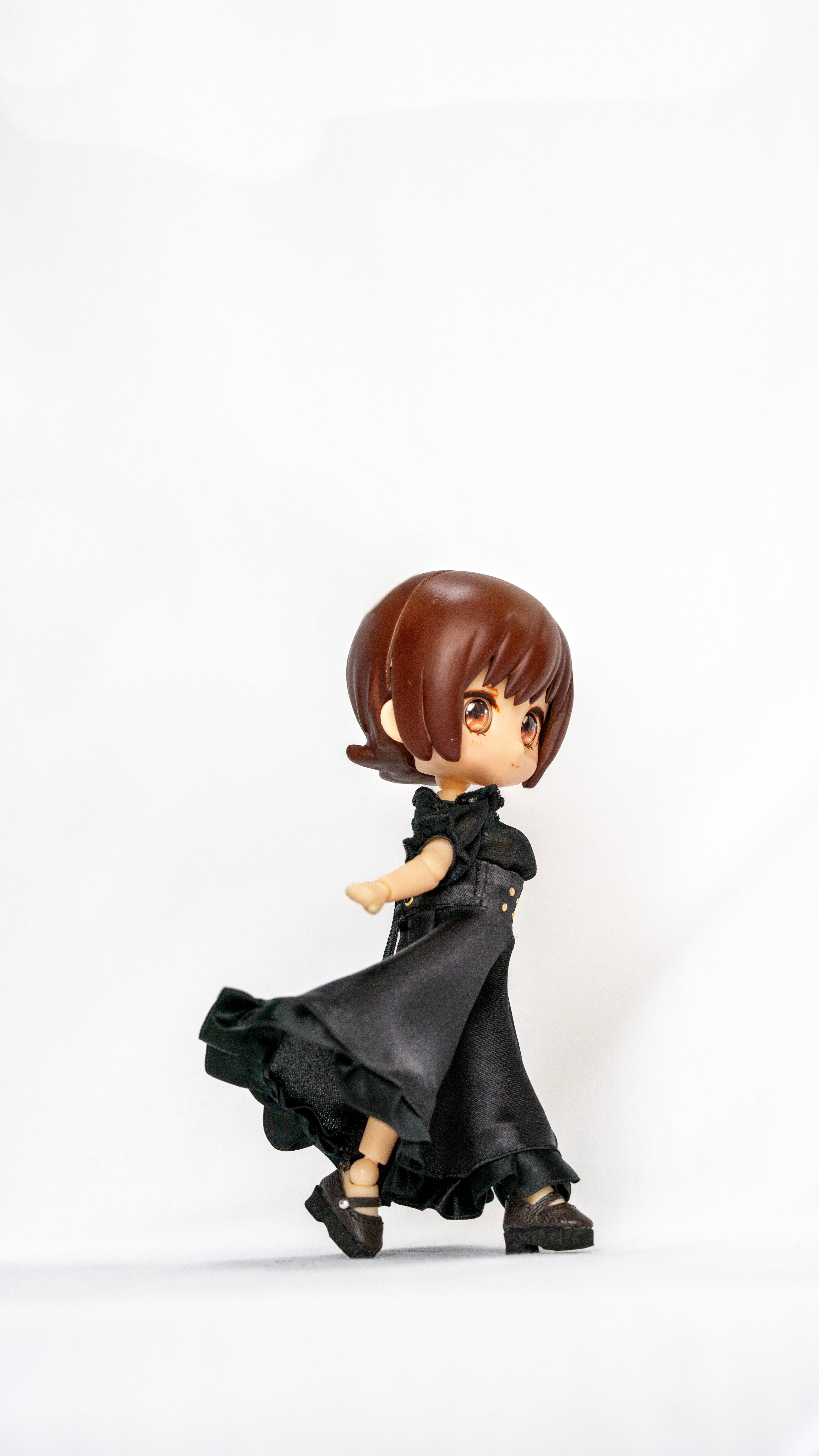 コルセット風スカートMonica・黒（1/12ドール服 ねんどろいど